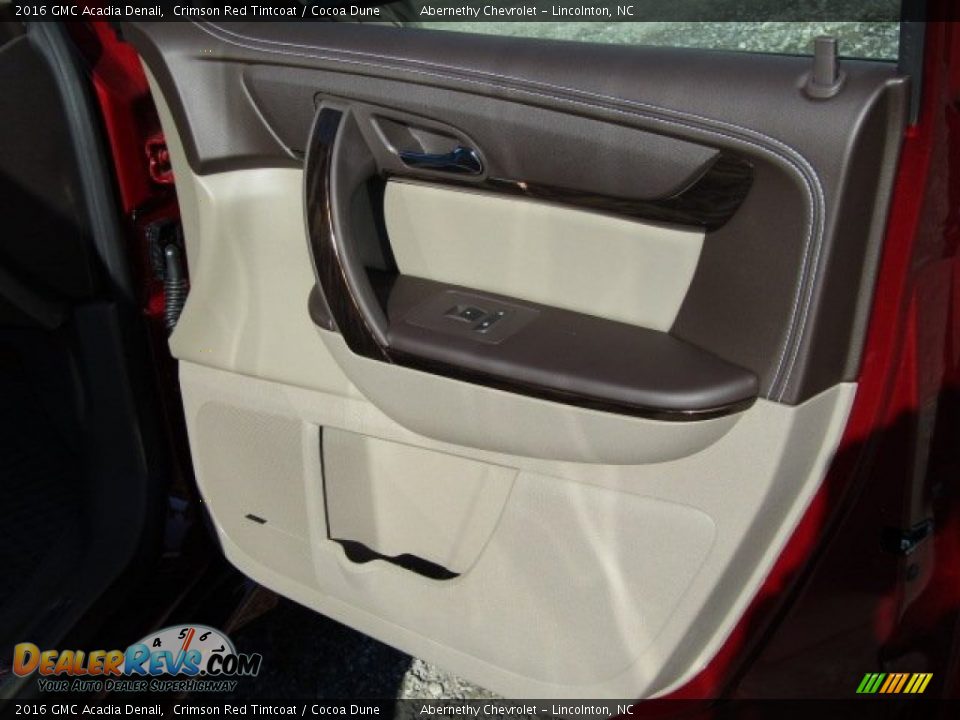 2016 GMC Acadia Denali Crimson Red Tintcoat / Cocoa Dune Photo #24