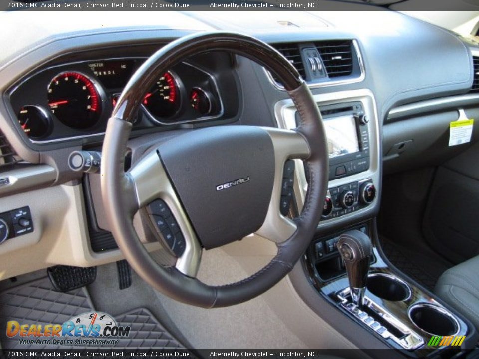 Dashboard of 2016 GMC Acadia Denali Photo #28