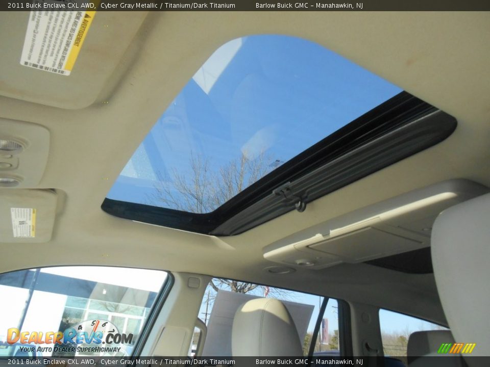 2011 Buick Enclave CXL AWD Cyber Gray Metallic / Titanium/Dark Titanium Photo #15