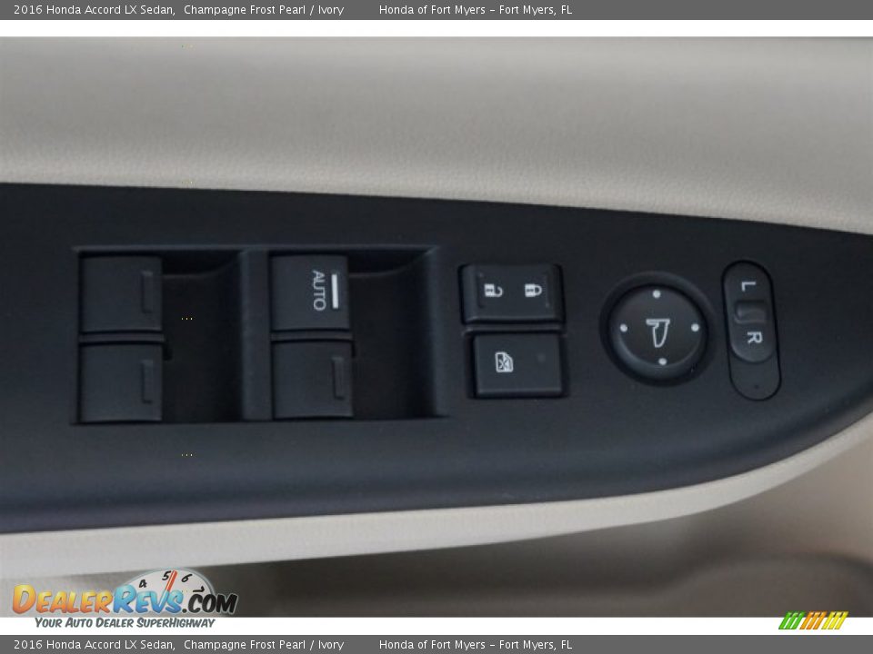 2016 Honda Accord LX Sedan Champagne Frost Pearl / Ivory Photo #7