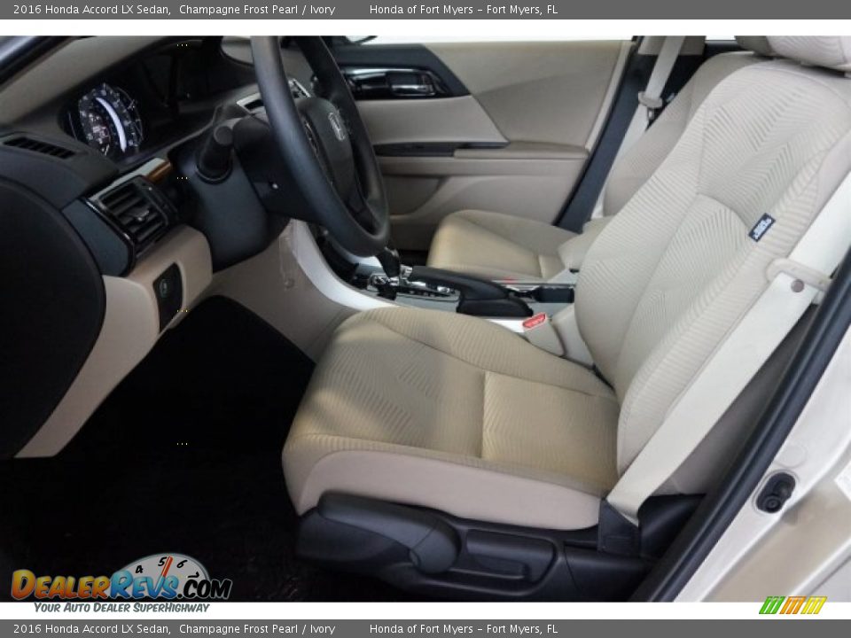 2016 Honda Accord LX Sedan Champagne Frost Pearl / Ivory Photo #8