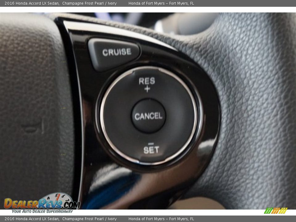 2016 Honda Accord LX Sedan Champagne Frost Pearl / Ivory Photo #13