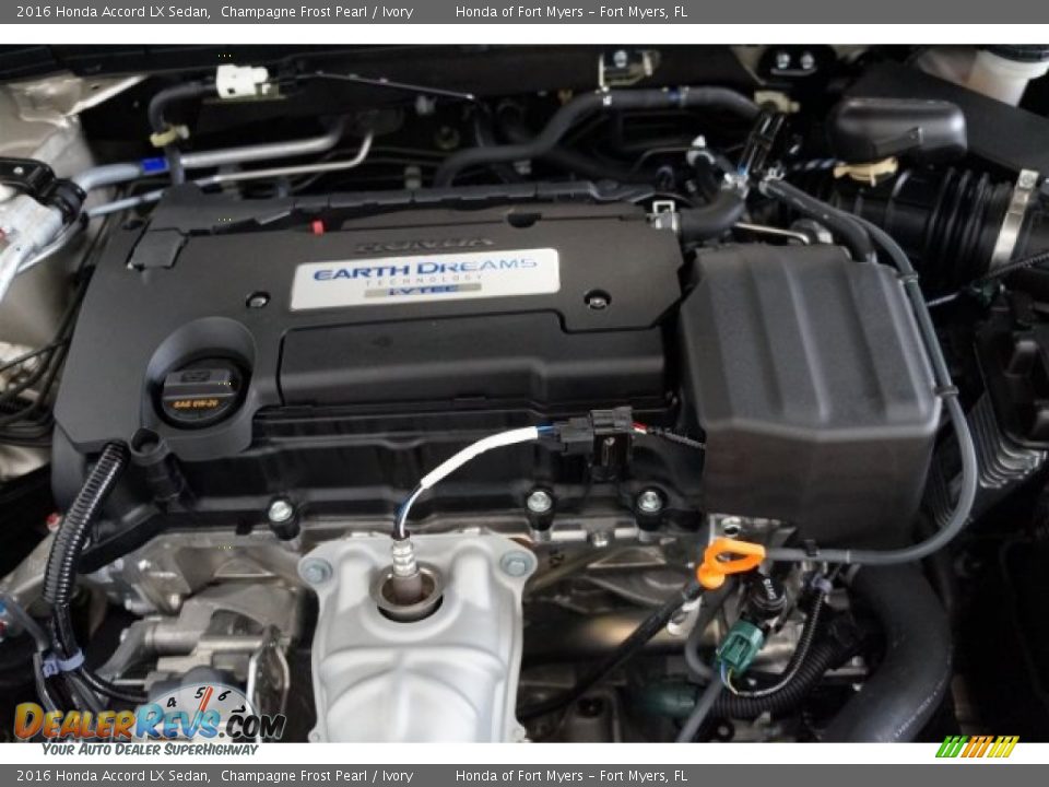 2016 Honda Accord LX Sedan Champagne Frost Pearl / Ivory Photo #23