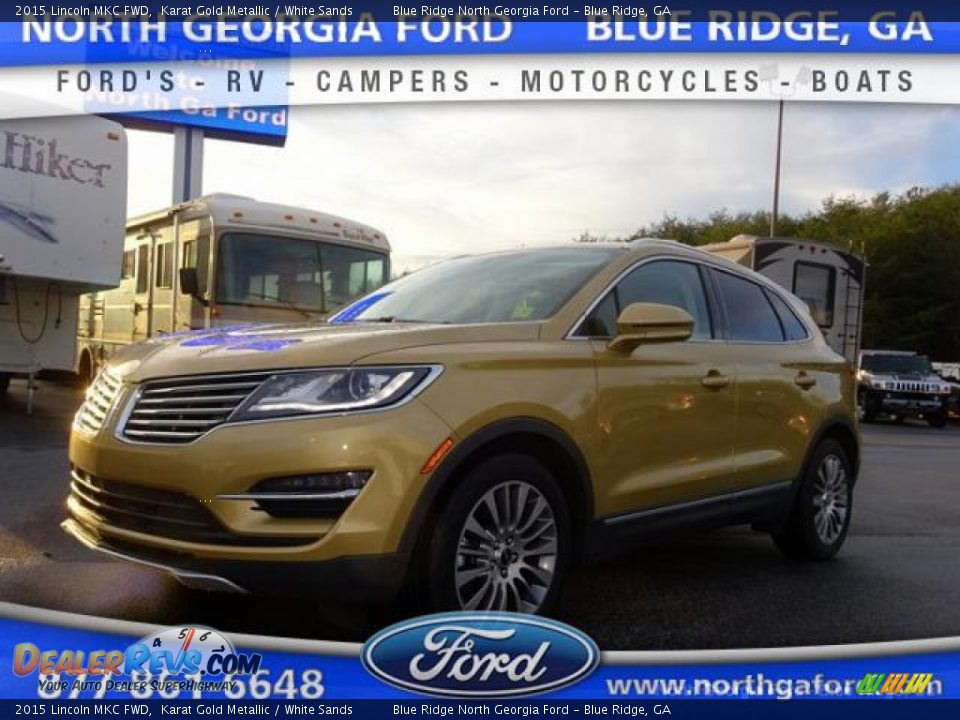 2015 Lincoln MKC FWD Karat Gold Metallic / White Sands Photo #1