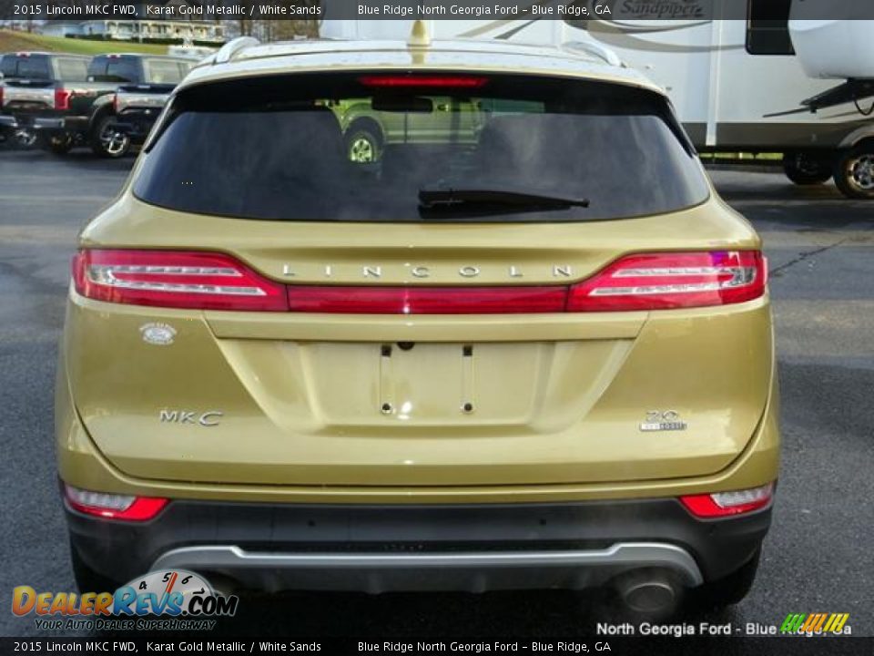 2015 Lincoln MKC FWD Karat Gold Metallic / White Sands Photo #4