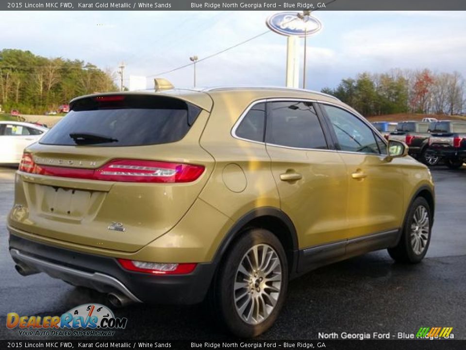 2015 Lincoln MKC FWD Karat Gold Metallic / White Sands Photo #5