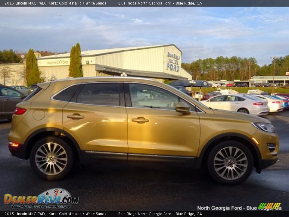 2015 Lincoln MKC FWD Karat Gold Metallic / White Sands Photo #6