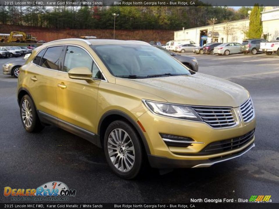 2015 Lincoln MKC FWD Karat Gold Metallic / White Sands Photo #7