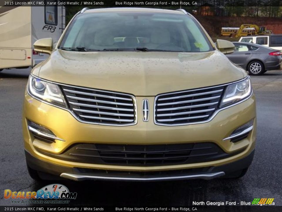 2015 Lincoln MKC FWD Karat Gold Metallic / White Sands Photo #8