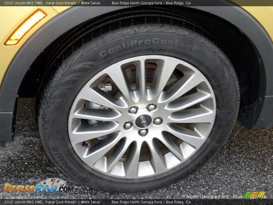 2015 Lincoln MKC FWD Karat Gold Metallic / White Sands Photo #9
