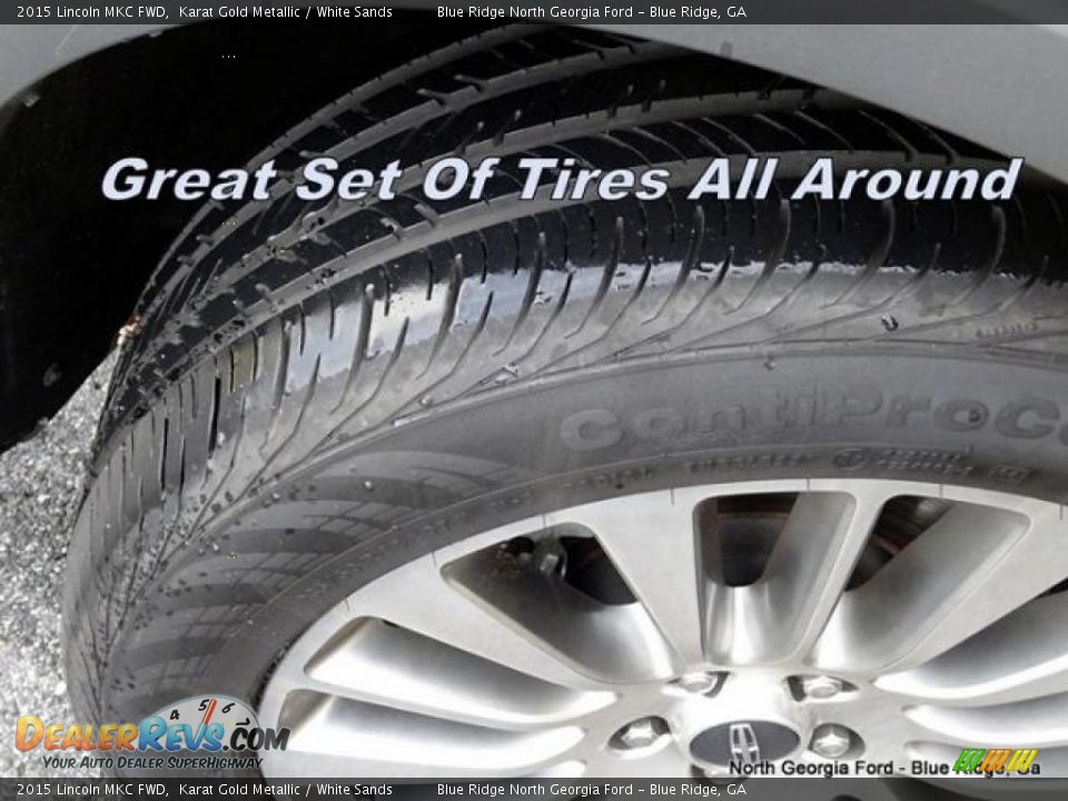 2015 Lincoln MKC FWD Karat Gold Metallic / White Sands Photo #10