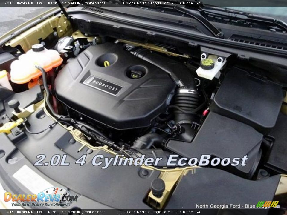 2015 Lincoln MKC FWD Karat Gold Metallic / White Sands Photo #11