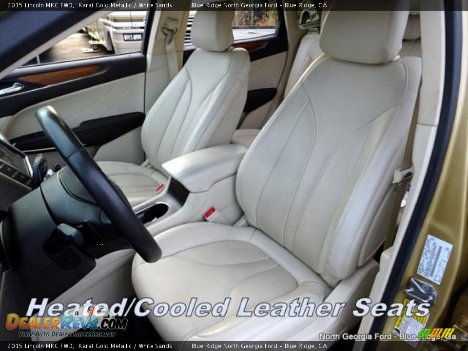 2015 Lincoln MKC FWD Karat Gold Metallic / White Sands Photo #12