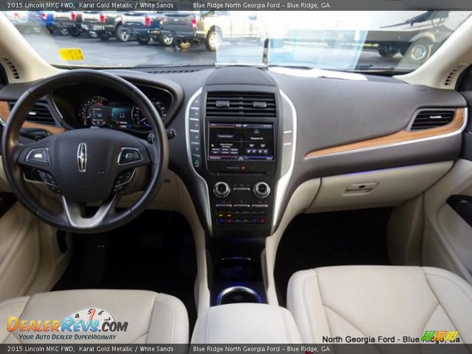2015 Lincoln MKC FWD Karat Gold Metallic / White Sands Photo #18