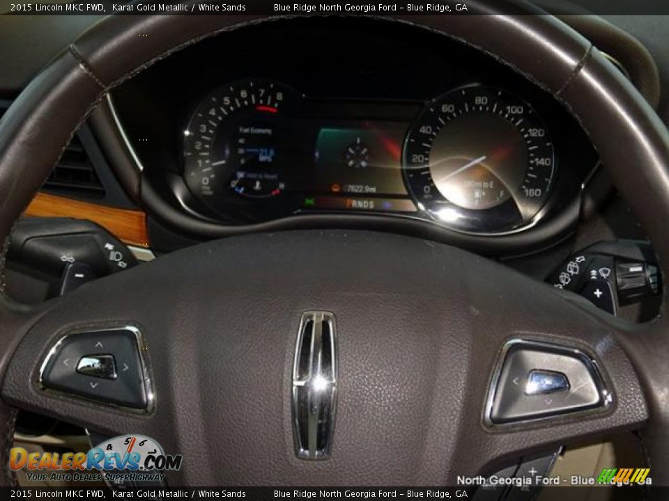 2015 Lincoln MKC FWD Karat Gold Metallic / White Sands Photo #20