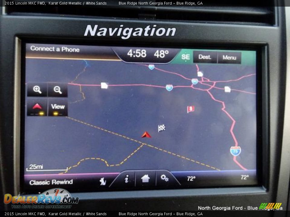 2015 Lincoln MKC FWD Karat Gold Metallic / White Sands Photo #24