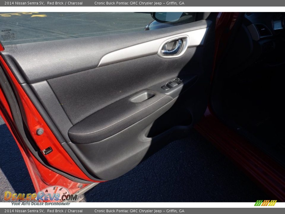 2014 Nissan Sentra SV Red Brick / Charcoal Photo #11