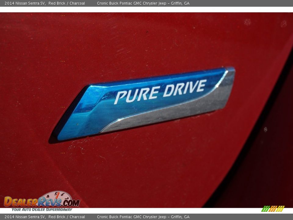 2014 Nissan Sentra SV Red Brick / Charcoal Photo #14