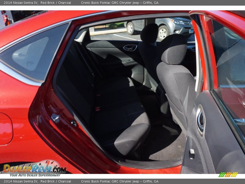 2014 Nissan Sentra SV Red Brick / Charcoal Photo #15