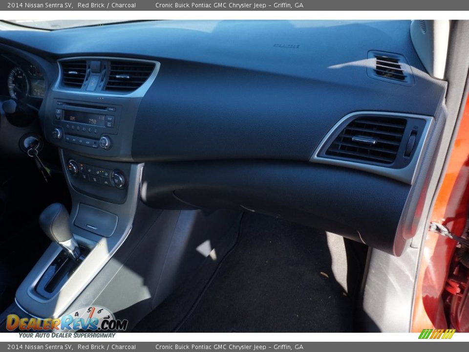 2014 Nissan Sentra SV Red Brick / Charcoal Photo #17