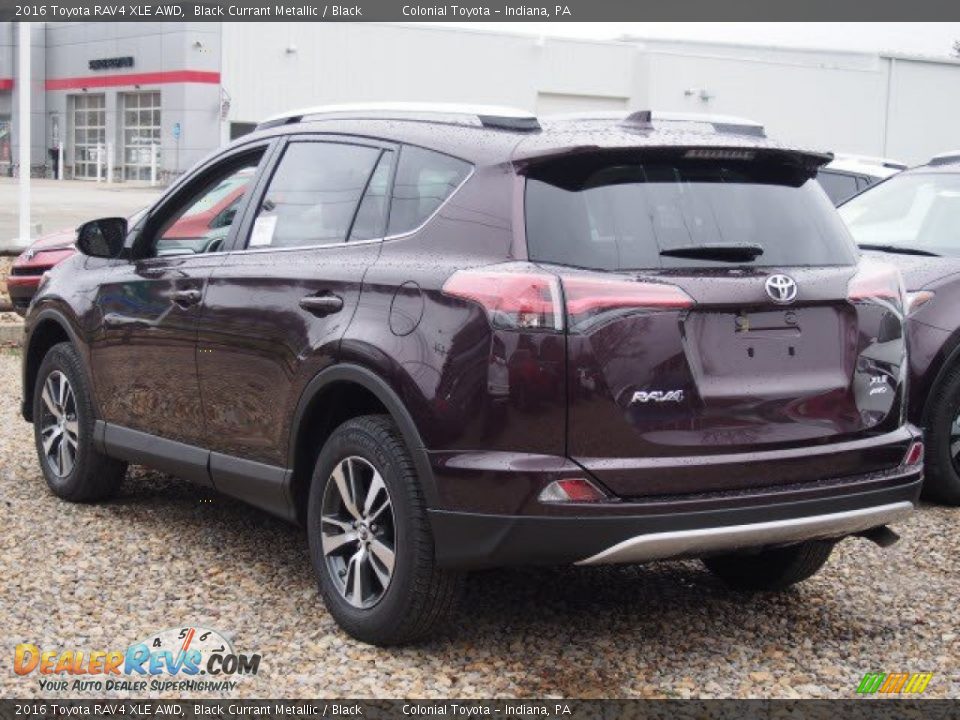2016 Toyota RAV4 XLE AWD Black Currant Metallic / Black Photo #3