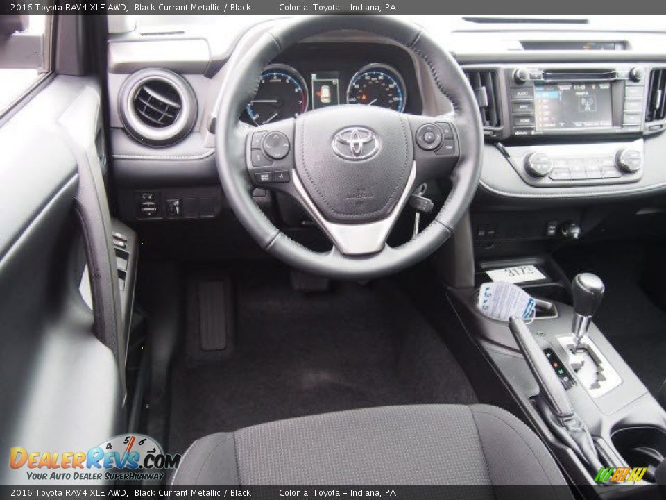 2016 Toyota RAV4 XLE AWD Black Currant Metallic / Black Photo #6