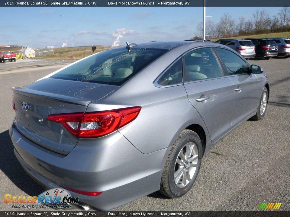 2016 Hyundai Sonata SE Shale Gray Metallic / Gray Photo #7