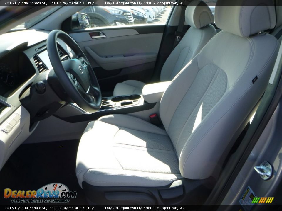 2016 Hyundai Sonata SE Shale Gray Metallic / Gray Photo #14
