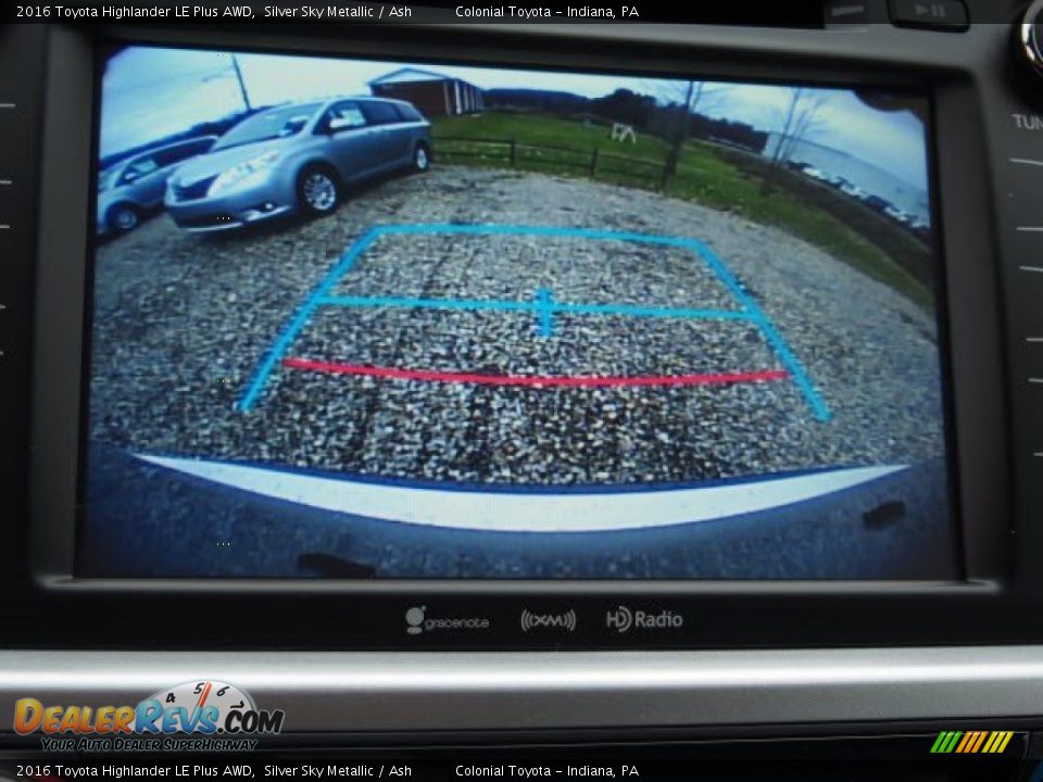 2016 Toyota Highlander LE Plus AWD Silver Sky Metallic / Ash Photo #8
