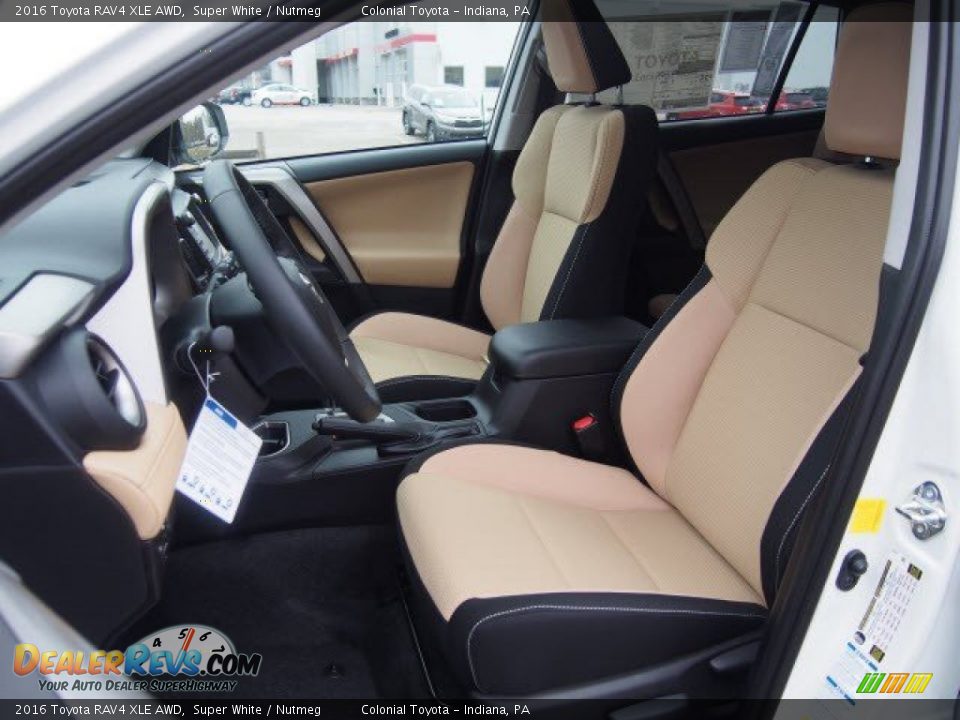 Front Seat of 2016 Toyota RAV4 XLE AWD Photo #4