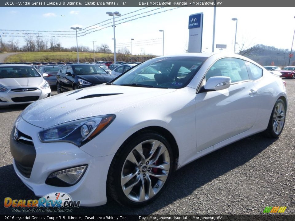 Front 3/4 View of 2016 Hyundai Genesis Coupe 3.8 Ultimate Photo #12