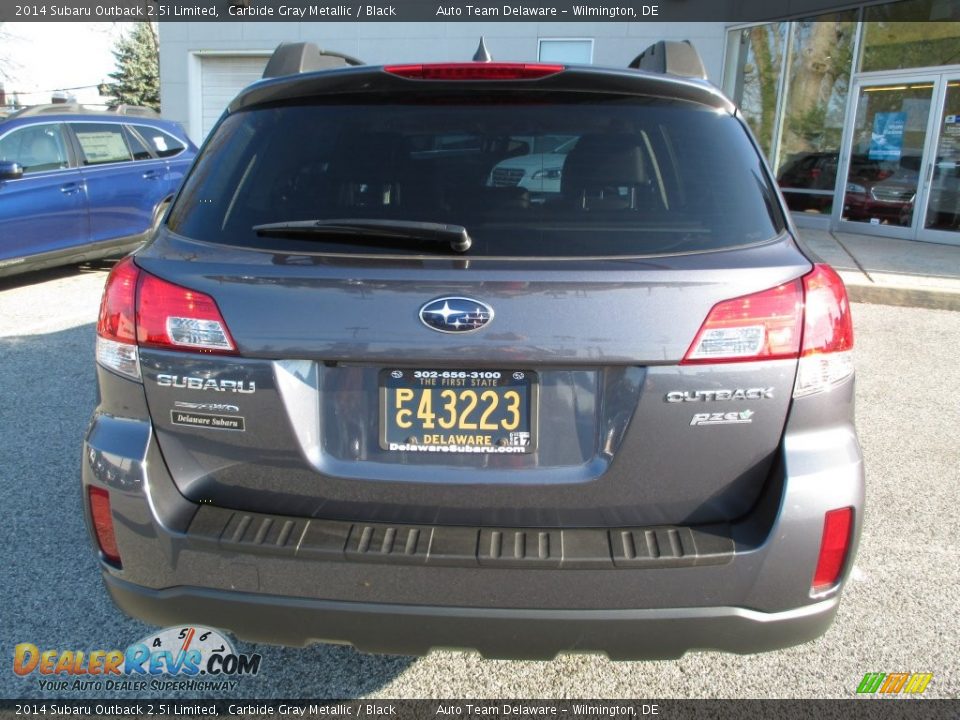 2014 Subaru Outback 2.5i Limited Carbide Gray Metallic / Black Photo #5
