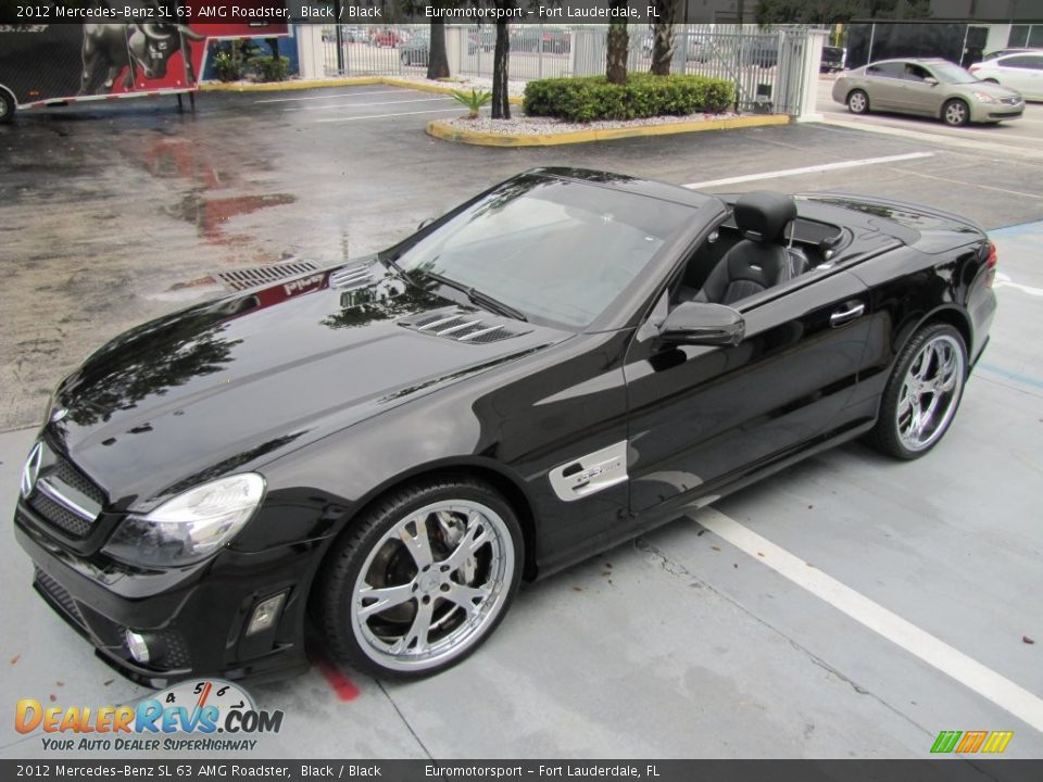 Front 3/4 View of 2012 Mercedes-Benz SL 63 AMG Roadster Photo #2