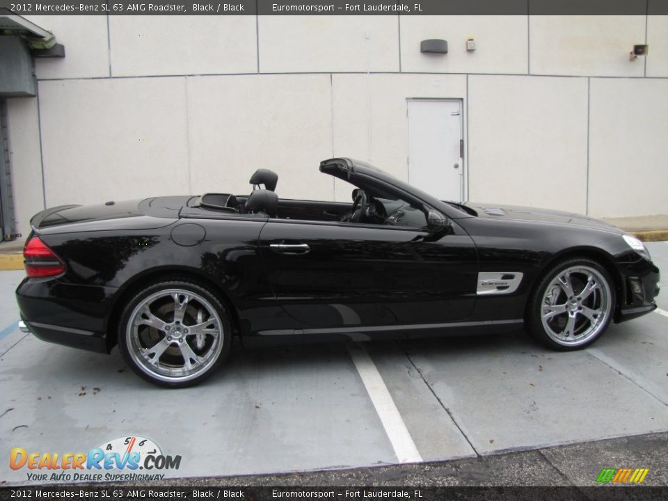 Black 2012 Mercedes-Benz SL 63 AMG Roadster Photo #4