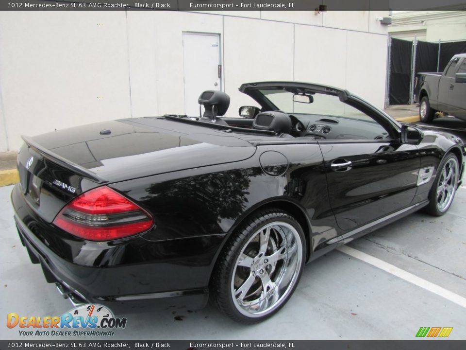 2012 Mercedes-Benz SL 63 AMG Roadster Black / Black Photo #5