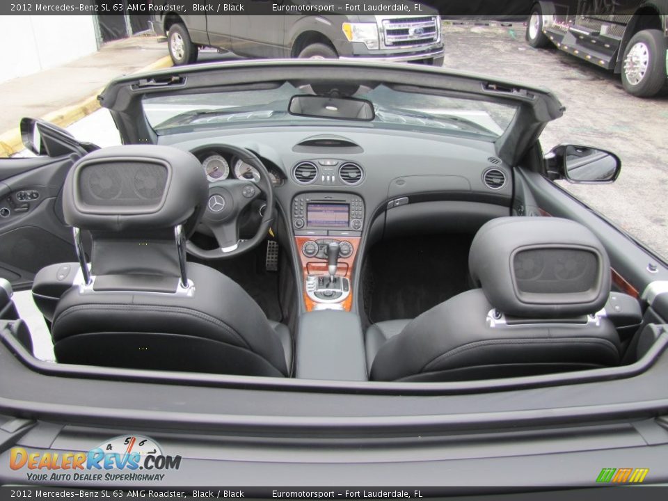 2012 Mercedes-Benz SL 63 AMG Roadster Black / Black Photo #9