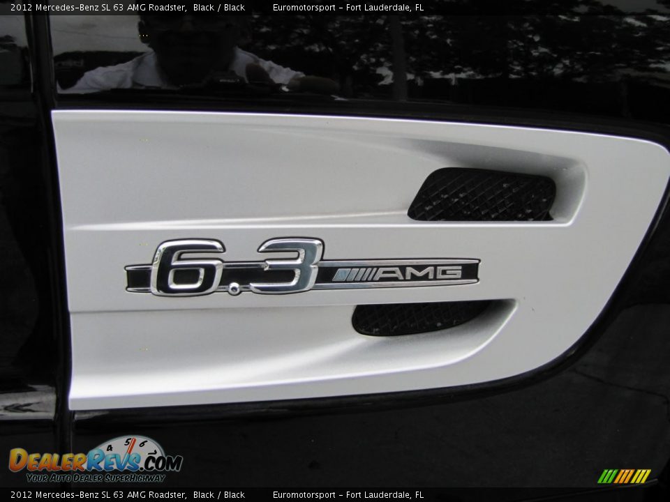 2012 Mercedes-Benz SL 63 AMG Roadster Black / Black Photo #13