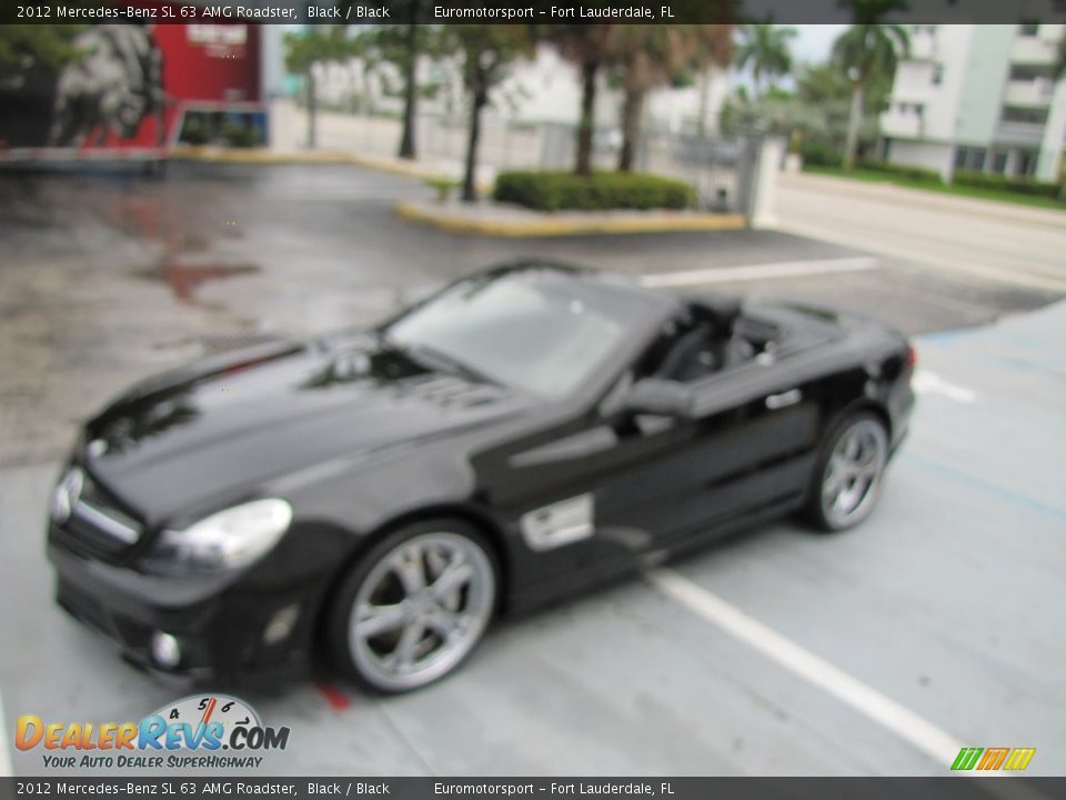 2012 Mercedes-Benz SL 63 AMG Roadster Black / Black Photo #22