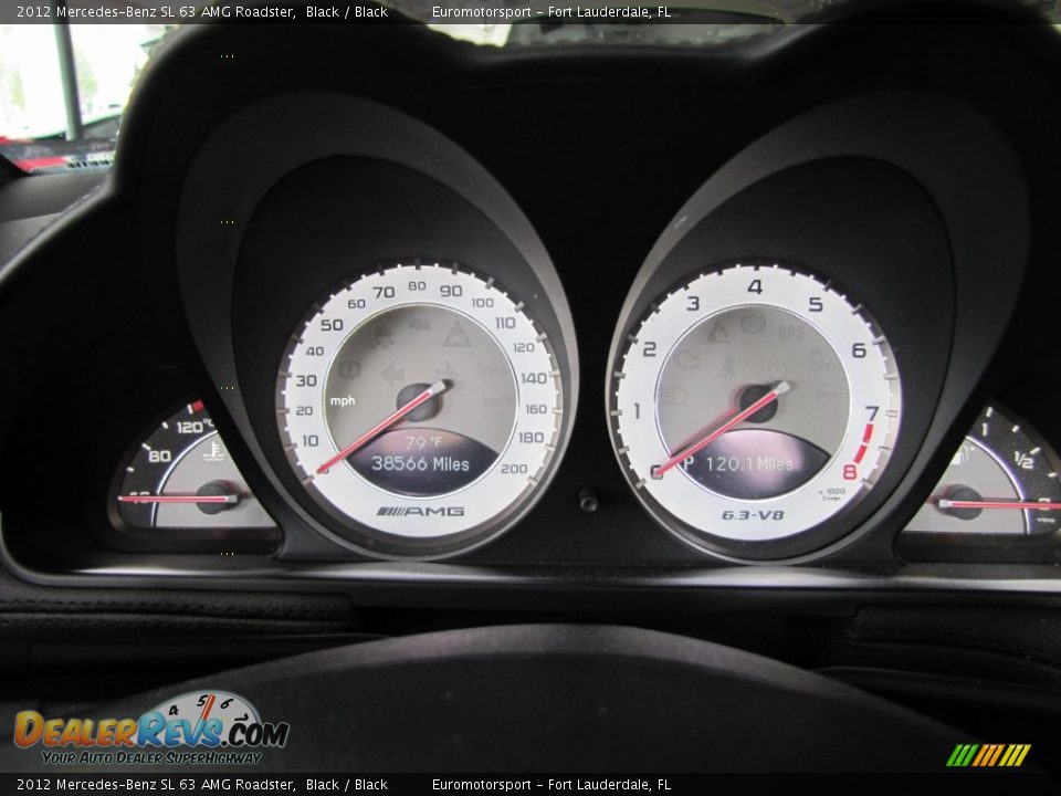 2012 Mercedes-Benz SL 63 AMG Roadster Gauges Photo #28
