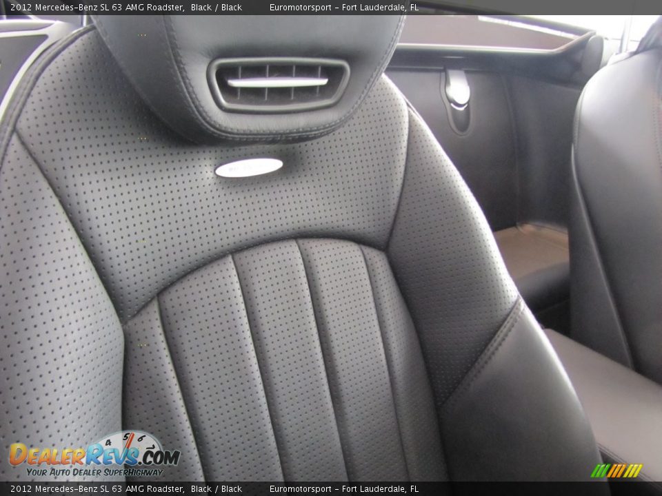 2012 Mercedes-Benz SL 63 AMG Roadster Black / Black Photo #30