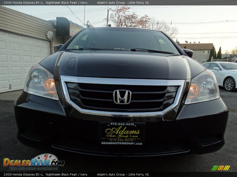 2009 Honda Odyssey EX-L Nighthawk Black Pearl / Ivory Photo #2