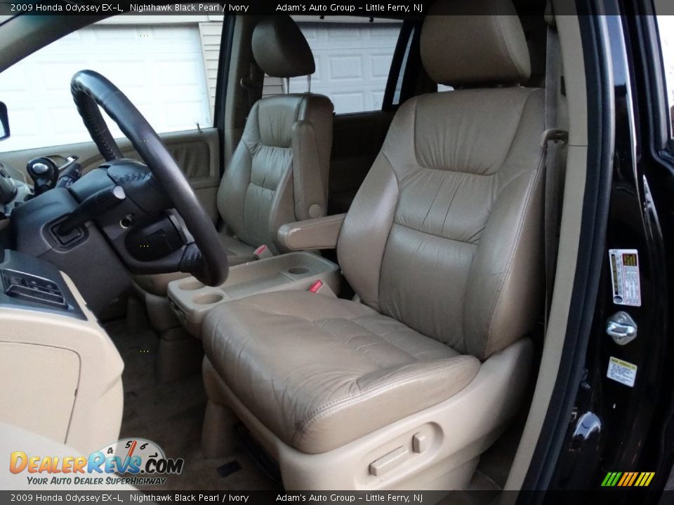 2009 Honda Odyssey EX-L Nighthawk Black Pearl / Ivory Photo #11