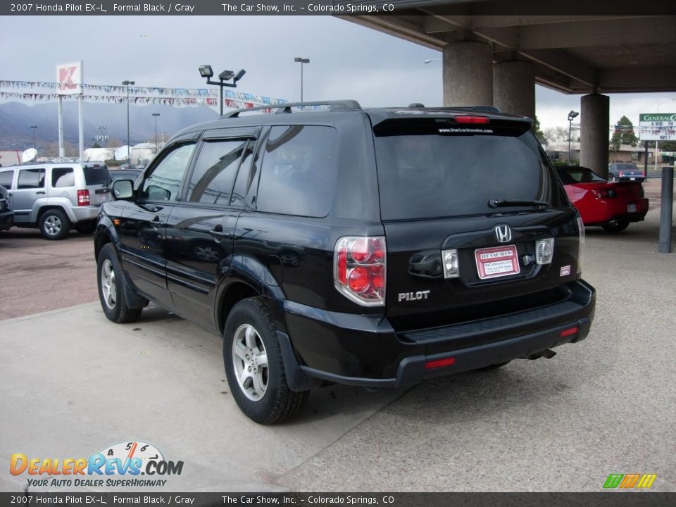 2007 Honda Pilot EX-L Formal Black / Gray Photo #3