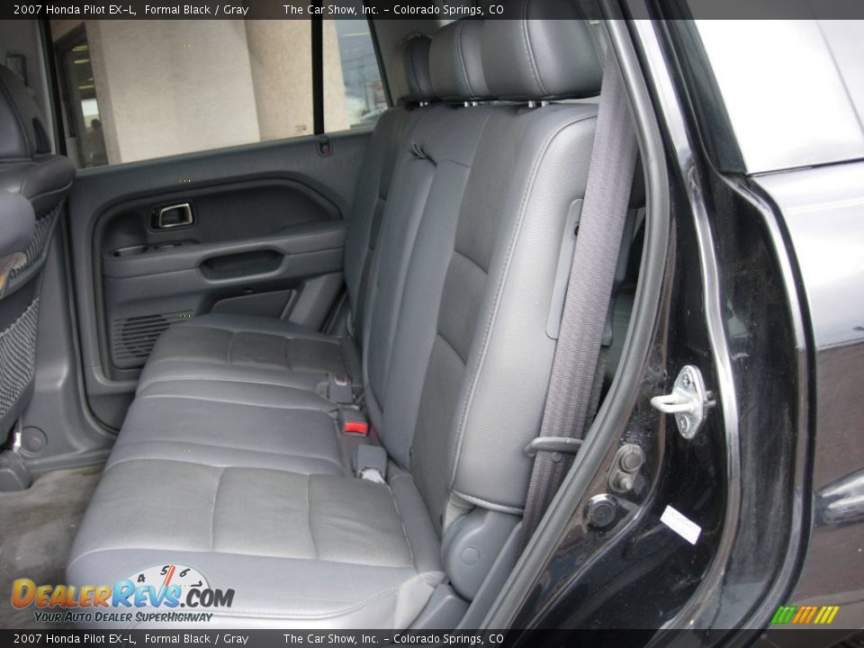 2007 Honda Pilot EX-L Formal Black / Gray Photo #11