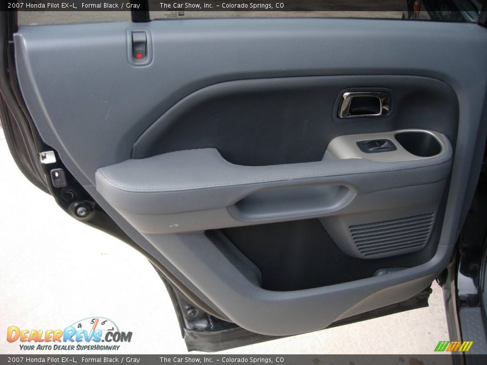 2007 Honda Pilot EX-L Formal Black / Gray Photo #12