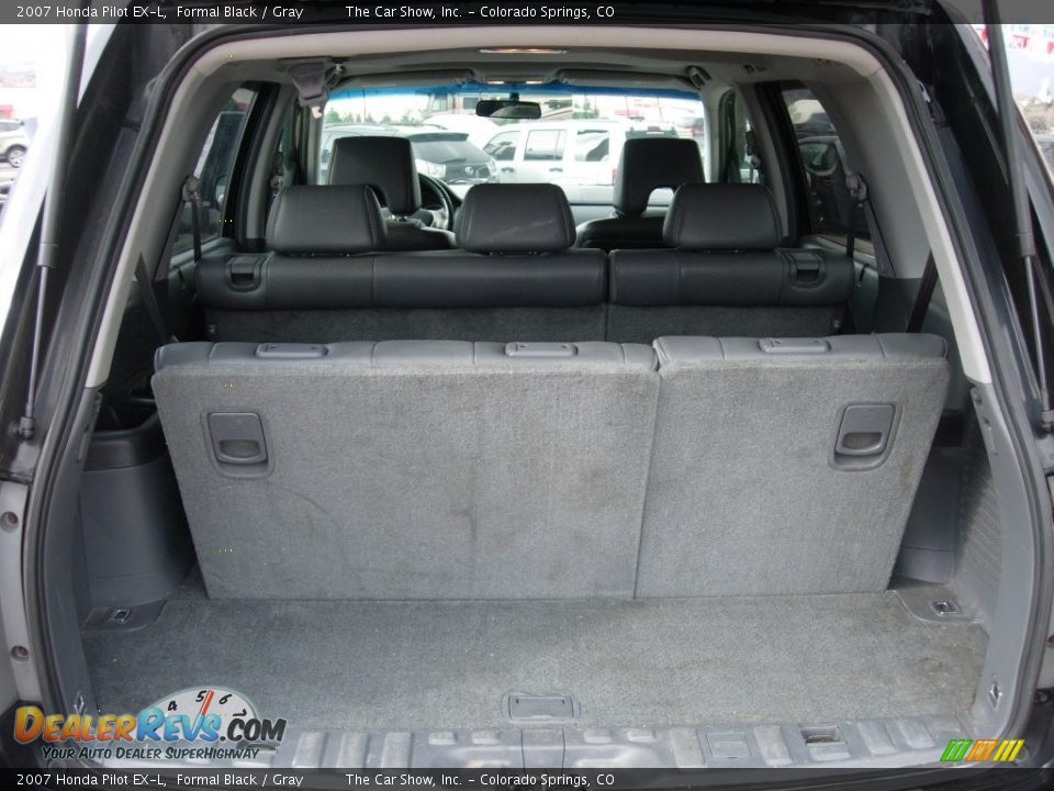 2007 Honda Pilot EX-L Formal Black / Gray Photo #13