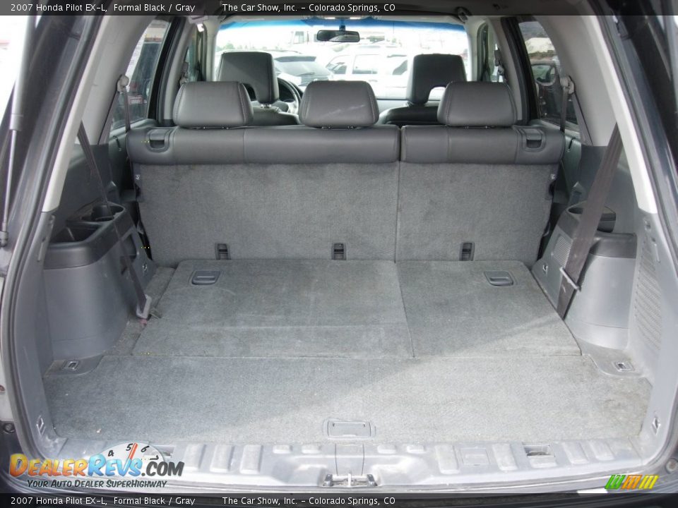 2007 Honda Pilot EX-L Formal Black / Gray Photo #14