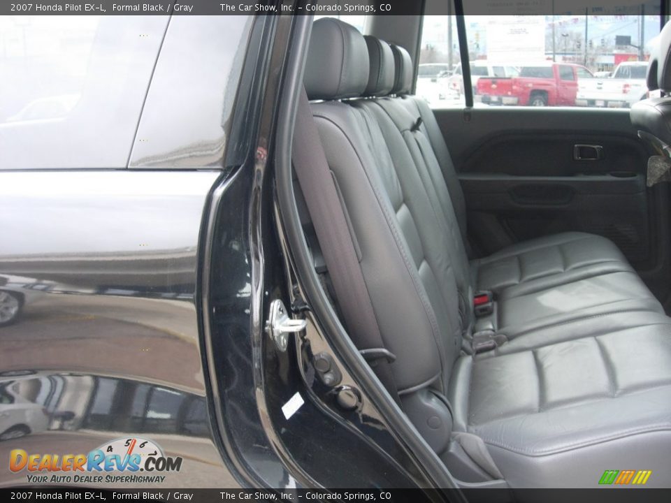 2007 Honda Pilot EX-L Formal Black / Gray Photo #15