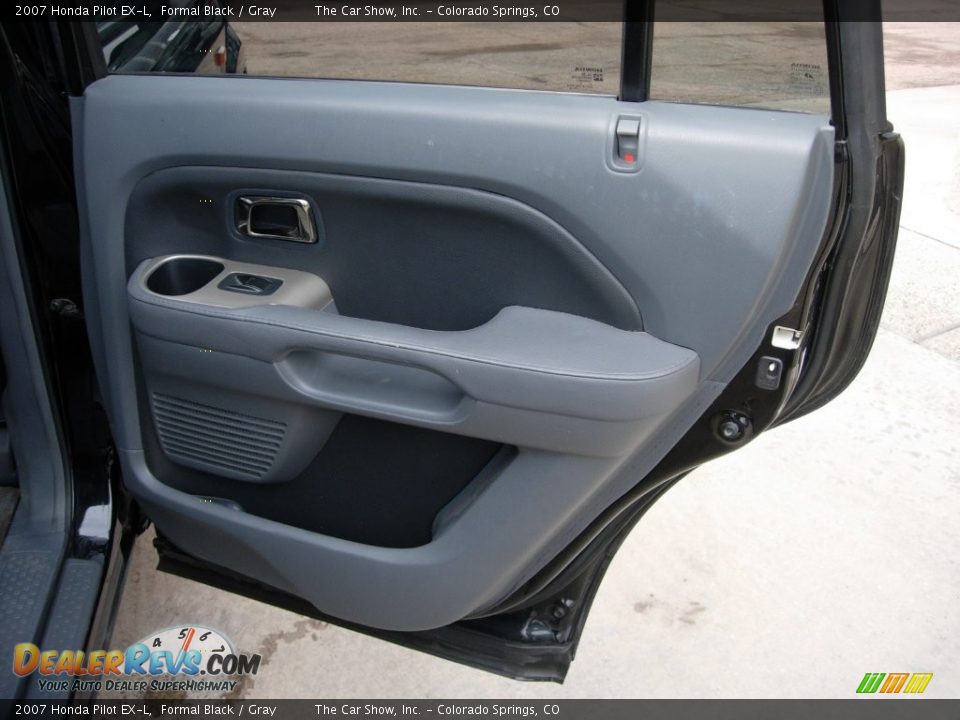 2007 Honda Pilot EX-L Formal Black / Gray Photo #16