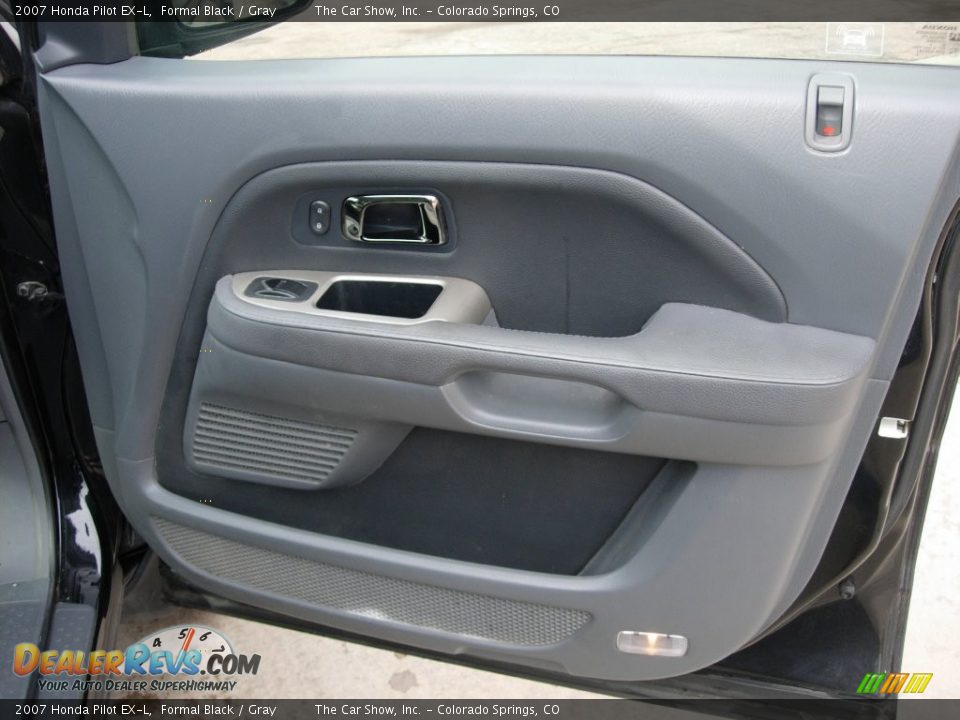 2007 Honda Pilot EX-L Formal Black / Gray Photo #18